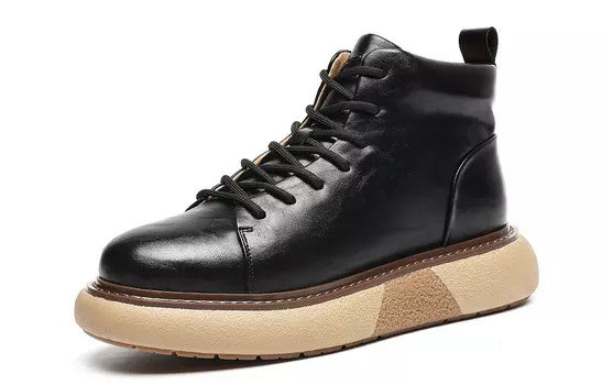 Кроссовки мужские Lifestyle Shoes Men High-Top Trumppipe, цвет Yellow Brown