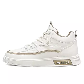 Кроссовки мужские Lifestyle Shoes Men High-Top Warrior, белый/зеленый