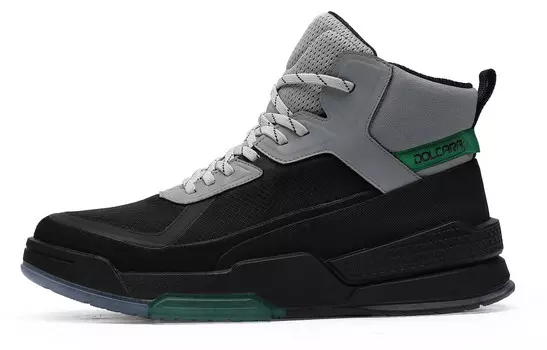 Кроссовки мужские Lifestyle Shoes Men High-Top Black Gray Desai