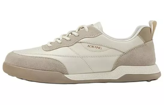 Кроссовки мужские Lifestyle Shoes Men Low-Top Beige Aokang