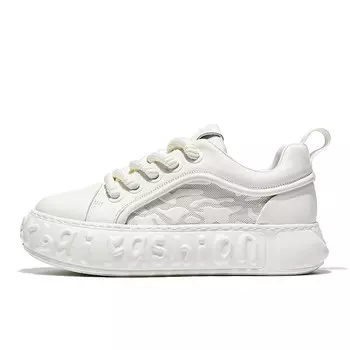 Кроссовки мужские Lifestyle Shoes Men Low-Top Moerbai, белый