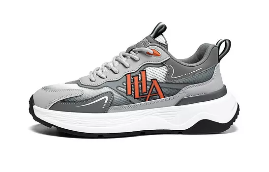 Кроссовки мужские Lifestyle Shoes Men Low-Top Hla, белый/коричневый