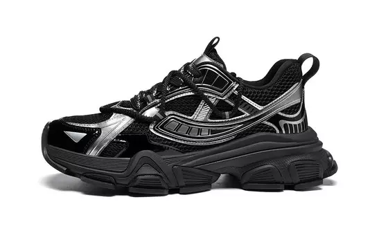 Кроссовки мужские Lifestyle Shoes Men Low-Top Hla, цвет Black/Silver