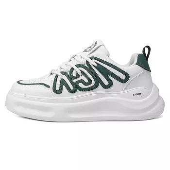 Кроссовки мужские Lifestyle Shoes Men Low-Top Kung Fu Partners, бежевый/зеленый