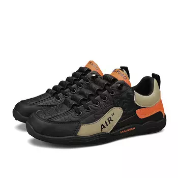 Кроссовки мужские Lifestyle Shoes Men Low-Top Mulinsen, черный/оранжевый