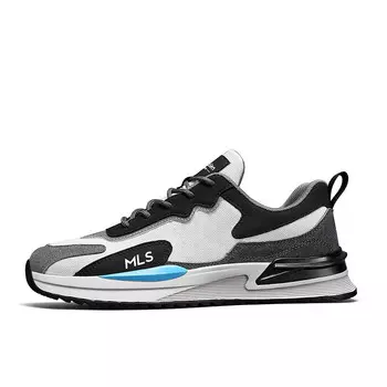 Кроссовки мужские Lifestyle Shoes Men Low-Top Mulinsen, черный/синий