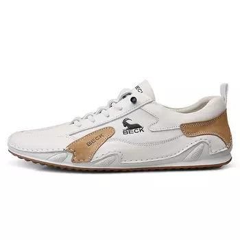 Кроссовки мужские Lifestyle Shoes Men Low-Top Beck, белый/коричневый