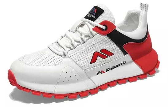 Кроссовки мужские Lifestyle Shoes Men Low-Top Kolumb, цвет White Gray Black