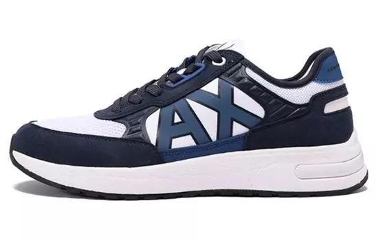 Кроссовки мужские Lifestyle Shoes Men Low-Top Blue Armani Exchange