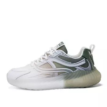 Кроссовки мужские Lifestyle Shoes Men Low-Top Huanwei, оливково-зеленый