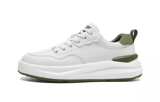 Кроссовки мужские Lifestyle Shoes Men Low-Top Hla, белый/коричневый