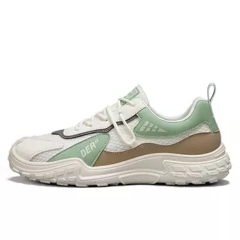 Кроссовки мужские Lifestyle Shoes Men Low-Top Deerway, бежевый/синий/коричневый