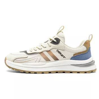 Кроссовки мужские Lifestyle Shoes Men Low-Top G.N.Shijia, белый/синий