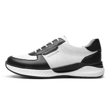 Кроссовки мужские Lifestyle Shoes Men Low-Top Goldlion, белый/черный