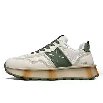 Кроссовки мужские Lifestyle Shoes Men Low-Top Ajpap, бежевый/зеленый