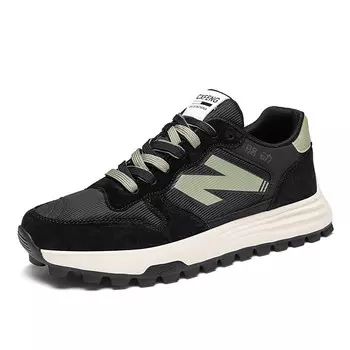 Кроссовки мужские Lifestyle Shoes Men Low-Top Locke, черный/зеленый