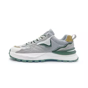 Кроссовки мужские Lifestyle Shoes Men Low-Top Kymoou, бежевый/коричневый