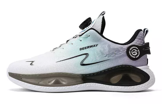 Кроссовки мужские Lifestyle Shoes Men Low-Top Deerway, белый/черный/фиолетовый