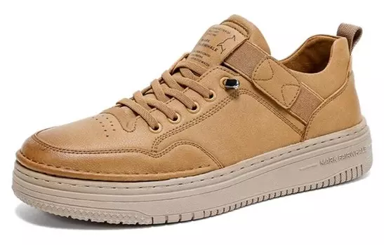 Кроссовки мужские Lifestyle Shoes Men Low-Top Fairwhale, цвет Yellow Brown