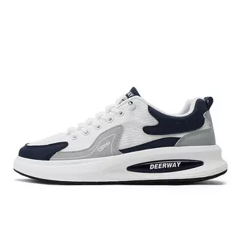 Кроссовки мужские Lifestyle Shoes Men Low-Top Deerway, белый/серый/синий