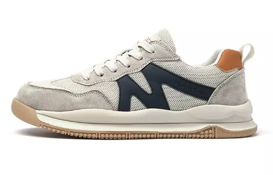 Кроссовки мужские Lifestyle Shoes Men Low-Top Mulinsen, бежевый/синий