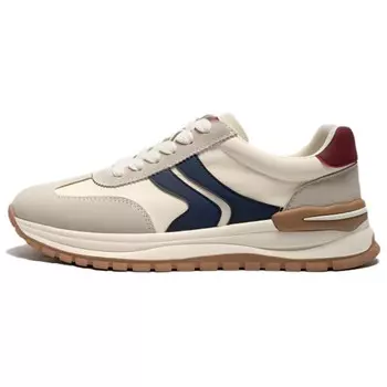 Кроссовки мужские Lifestyle Shoes Men Low-Top Hotwind, бежевый/синий