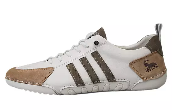 Кроссовки мужские Lifestyle Shoes Men Low-Top Beck, белый/коричневый