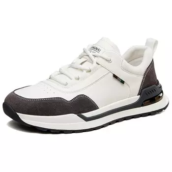 Кроссовки мужские Lifestyle Shoes Men Low-Top Kangnai, цвет White/Khaki