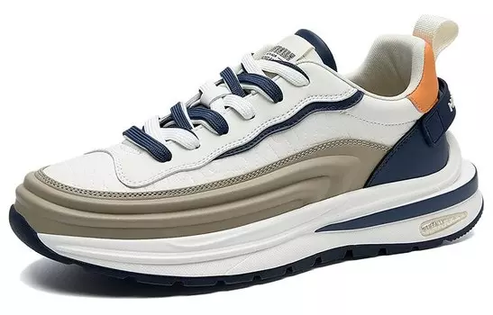 Кроссовки мужские Lifestyle Shoes Men Low-Top Hla, белый/черный