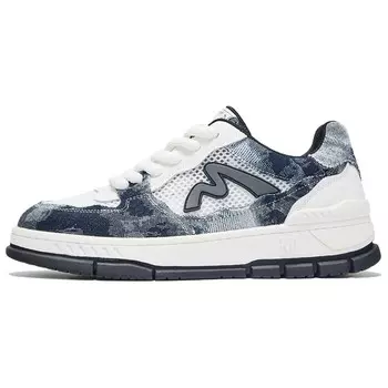 Кроссовки мужские Lifestyle Shoes Men Low-Top Fairwhale, белый/синий