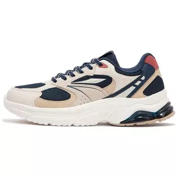 Кроссовки мужские Lifestyle Shoes Men Low-Top Oil-Based Blue/Oatmeal Cream 361°