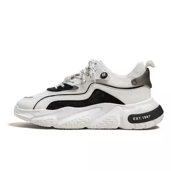 Кроссовки мужские Lifestyle Shoes Men Low-Top M.M Party, белый/черный