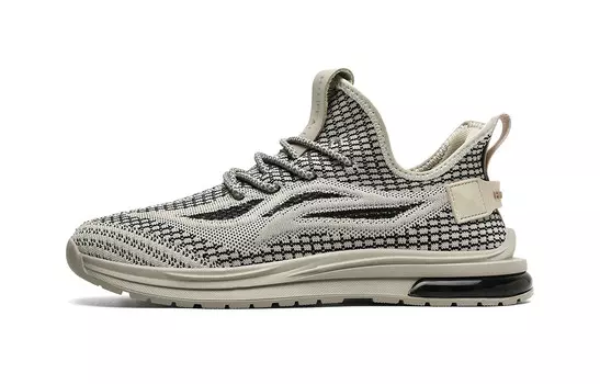 Кроссовки мужские Lifestyle Shoes Men Low-Top Hla, бежевый/черный