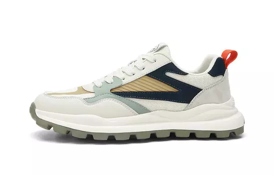 Кроссовки мужские Lifestyle Shoes Men Low-Top Hla, цвет Gray Green