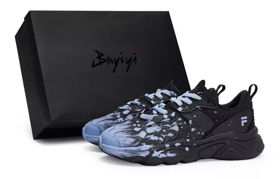Кроссовки мужские Lifestyle Shoes Men Low-Top Blue Fila