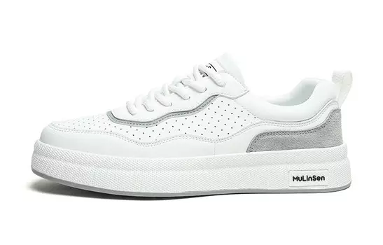 Кроссовки мужские Lifestyle Shoes Men Low-Top Mulinsen, белый