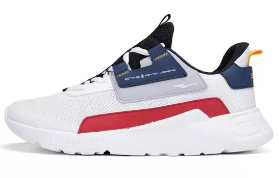 Кроссовки мужские Lifestyle Shoes Men Low-Top Red Erke, цвет Microcrystalline white/bright red