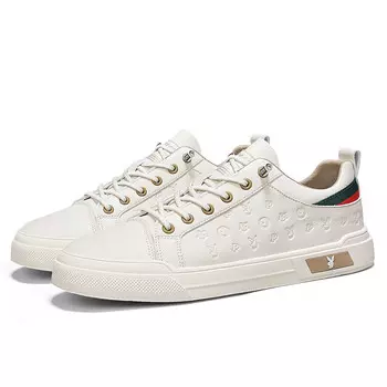 Кроссовки мужские Lifestyle Shoes Men Low-Top Playboy, бежевый/хаки
