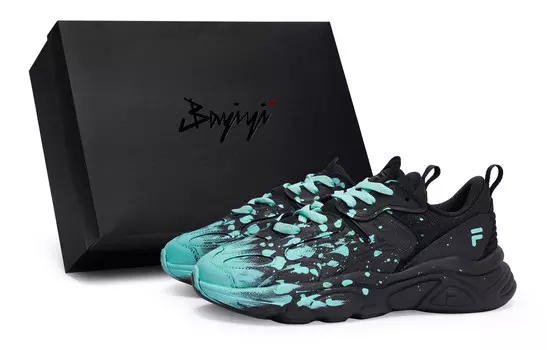 Кроссовки мужские Lifestyle Shoes Men Low-Top Tiffany Fila, цвет Black Tiffany