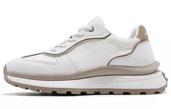 Кроссовки мужские Lifestyle Shoes Men Low-Top Fairwhale, белый/черный