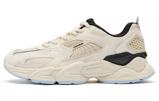 Кроссовки мужские Lifestyle Shoes Men Low-Top Puree, Praline Qiaodan, коричневый/черный