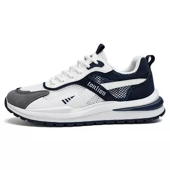Кроссовки мужские Lifestyle Shoes Men Low-Top Tonlion, белый/синий