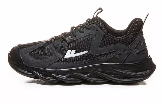 Кроссовки мужские Lifestyle Shoes Men Low-Top Black Warrior