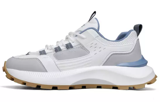 Кроссовки мужские Lifestyle Shoes Men Low-Top Yearcon, белый/синий