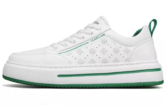 Кроссовки мужские Lifestyle Shoes Men Low-Top Yearcon, белый/синий