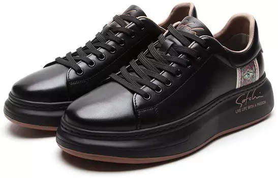 Кроссовки мужские Lifestyle Shoes Men Low-Top Black Shachi