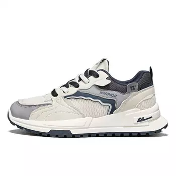 Кроссовки мужские Lifestyle Shoes Men Low-Top Warrior, цвет Black Khaki