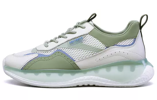 Кроссовки мужские Lifestyle Shoes Men Low-Top Yearcon, белый/зеленый