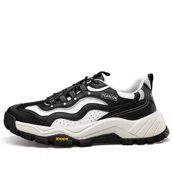 Кроссовки мужские Lifestyle Shoes Men Low-Top Yearcon, бежевый/коричневый