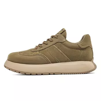 Кроссовки мужские Lifestyle Shoes Men Low-Top Khaki Green C°Banner
